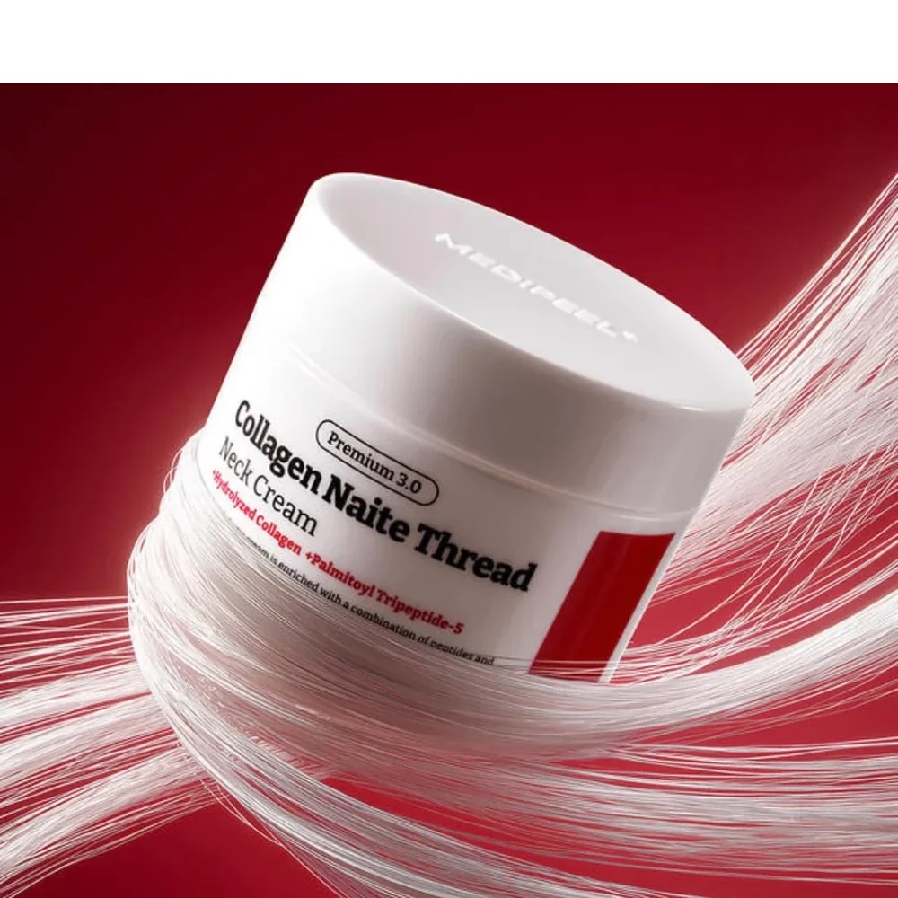 Лифтинг-крем для шеи и зоны декольте, MEDI-PEEL Premium Collagen Naite Thread Neck Cream 3.0