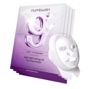 numbuzin No.9 NAD+ Bio Lifting-Sil Full Cover Facial Mask