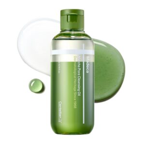 Двухфазное гидрофильное масло для очищения пор с чаем матча — Centellian24 Madeca Matcha Pore Cleansing Oil, 200 мл