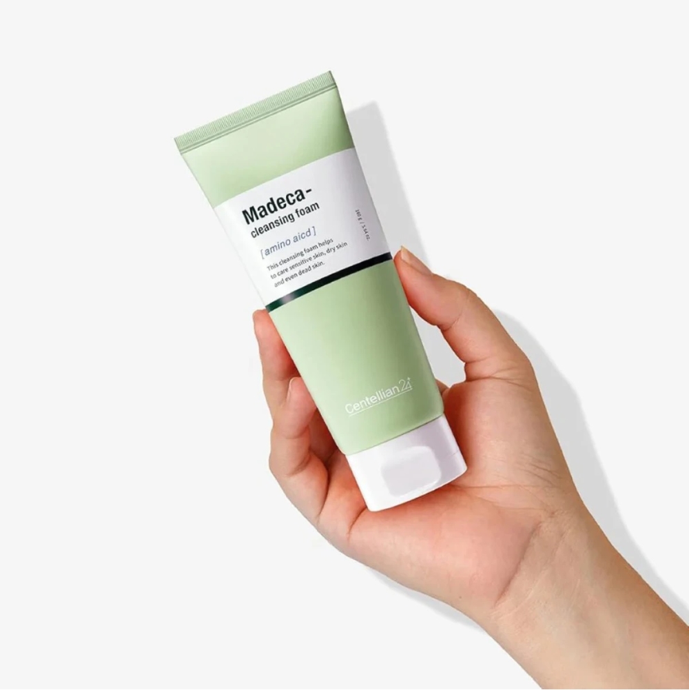 Очищающая и отшелушивающая пенка для лица Centellian24 Madeca Amino Acid Cleansing Foam